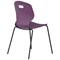 Titan Arc Four Leg Classroom Chair, Size 6, Grape