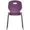 Titan Arc Four Leg Classroom Chair, Size 6, Grape