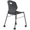 Titan Arc Mobile Four Leg Chair, Size 6, Anthracite