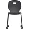 Titan Arc Mobile Four Leg Chair, Size 6, Anthracite