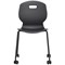 Titan Arc Mobile Four Leg Chair, Size 6, Anthracite