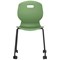 Titan Arc Mobile Four Leg Chair, Size 6, Forest