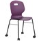 Titan Arc Mobile Four Leg Chair, Size 6, Grape