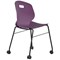 Titan Arc Mobile Four Leg Chair, Size 6, Grape