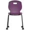 Titan Arc Mobile Four Leg Chair, Size 6, Grape