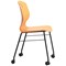 Titan Arc Mobile Four Leg Chair, Size 6, Marigold