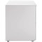 Jemini 2 Drawer Desk Side Filing Cabinet, 850x630x770mm, White