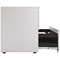 Jemini 2 Drawer Desk Side Filing Cabinet, 850x630x770mm, White