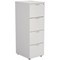 Jemini Foolscap Filing Cabinet, 4 Drawer, White