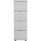 Jemini Foolscap Filing Cabinet, 4 Drawer, White