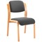 Jemini Wood Frame Chair, Charcoal