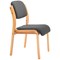 Jemini Wood Frame Chair, Charcoal