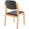 Jemini Wood Frame Chair, Charcoal