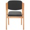 Jemini Wood Frame Chair, Charcoal