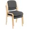 Jemini Wood Frame Chair, Charcoal