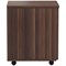 Jemini 2 Drawer Mobile Pedestal, Walnut