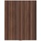 Jemini 2 Drawer Mobile Pedestal, Walnut