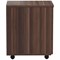 Jemini 3 Drawer Mobile Pedestal, Walnut