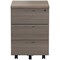 Jemini 3 Drawer Mobile Pedestal, Grey Oak