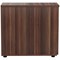 Jemini 3 Drawer Desk High Pedestal, 800mm Deep, Walnut