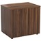 Jemini 2 Drawer Desk Side Filing Cabinet, 800x600x730mm, Walnut