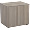 Jemini 2 Drawer Desk Side Filing Cabinet, 800x600x730mm, Grey Oak