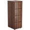 Jemini Foolscap Filing Cabinet, 4 Drawer, Walnut