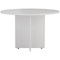 Jemini Round Meeting Table, 1100x1100x730mm, White