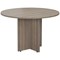 Jemini Round Meeting Table, 1100x1100x730mm, Grey Oak