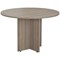 Jemini Round Meeting Table, 1100x1100x730mm, Grey Oak