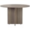 Jemini Round Meeting Table, 1100x1100x730mm, Grey Oak