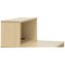 Jemini Reception Modular Straight Riser Unit, 800x315x400mm, Maple