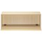 Jemini Reception Modular Straight Riser Unit, 1200x315x400mm, Maple