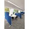 Jemini Floor Standing Screen, 1200x1600mm, Blue