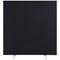 Jemini Floor Standing Screen, 1600x1800mm, Black