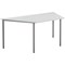 Jemini Trapezoidal Multipurpose Table, 1600x800x730mm, White