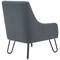 Jemini Reception Hairpin Leg Armchair, Grey