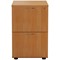 Jemini Foolscap Filing Cabinet, 2 Drawer, Beech