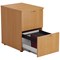 Jemini Foolscap Filing Cabinet, 2 Drawer, Beech