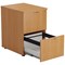 Jemini Foolscap Filing Cabinet, 2 Drawer, Beech