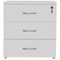 Serrion Eco 18 3 Drawer Mobile Pedestal, White