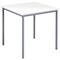 Serrion Square Table, 750mm, White