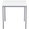 Serrion Square Table, 750mm, White