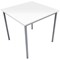 Serrion Square Table, 750mm, White