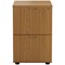 Jemini Foolscap Filing Cabinet, 2 Drawer, Oak