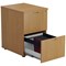 Jemini Foolscap Filing Cabinet, 2 Drawer, Oak