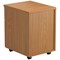 Jemini 3 Drawer Mobile Pedestal, Oak