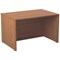 Jemini Reception Modular Straight Desk Unit, 1200x800x740mm, Oak