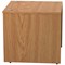 Jemini Reception Modular Straight Desk Unit, 800x800x740mm, Oak