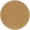 Jemini Round Meeting Table, 1100x1100x730mm, Oak